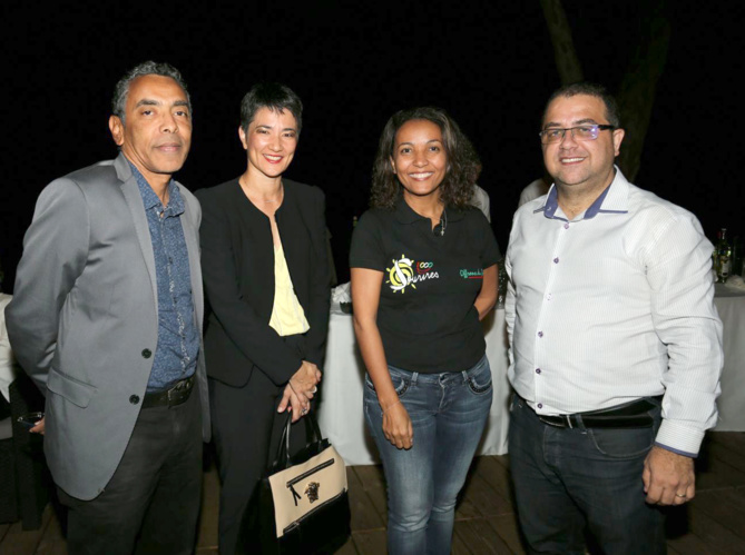 Thierry Jardinot, Carole Chane-Ki-Chune, Marie-Alice Sinaman, et Eric Fontaine, Thierry Jardinot, Carole Chane-Ki-Chune, Marie-Alice Sinaman, et Eric Fontaine,
