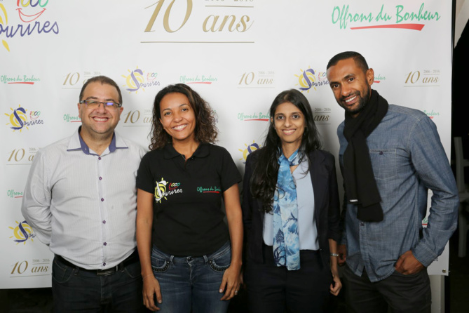 Eric Fontaine, Marie-Alice Sinaman, Nassima Omarjee et Ludovic Permalnaiken Eric Fontaine, Marie-Alice Sinaman, Nassima Omarjee et Ludovic Permalnaiken