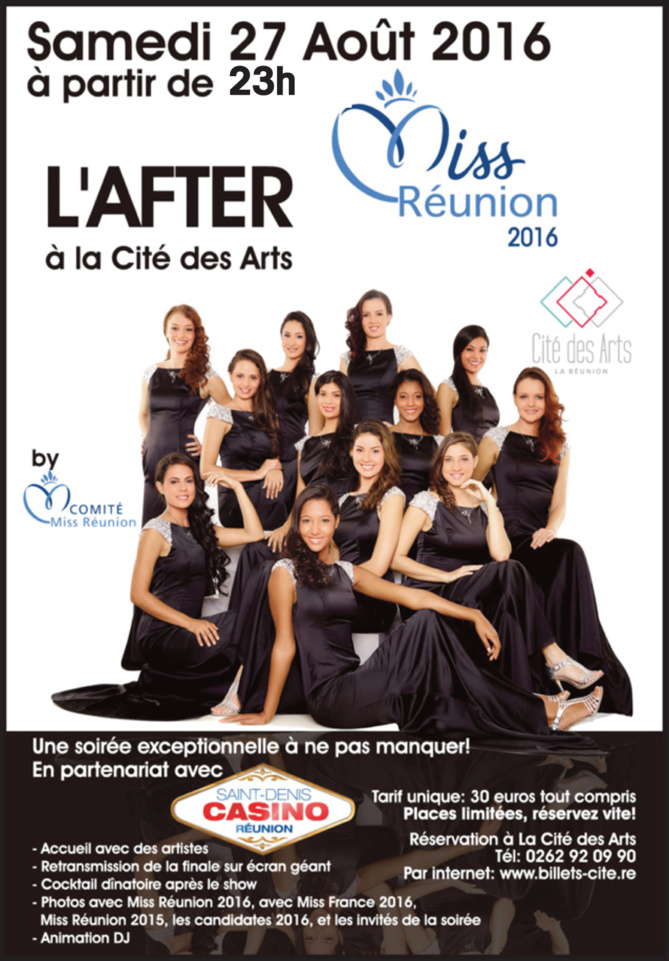 Miss Réunion à la Cité des Arts Miss Réunion à la Cité des Arts