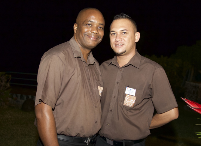 Les responsables de salle du Boucan Canot Les responsables de salle du Boucan Canot