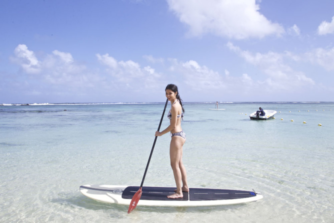 Elle a même fait du paddle... Elle a même fait du paddle...