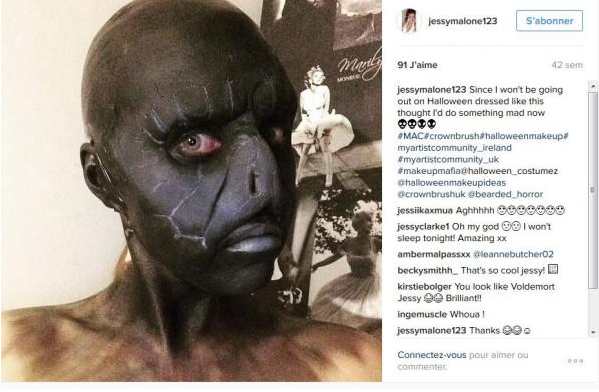 Les épouvantables et incroyables maquillages de Jessy Malone