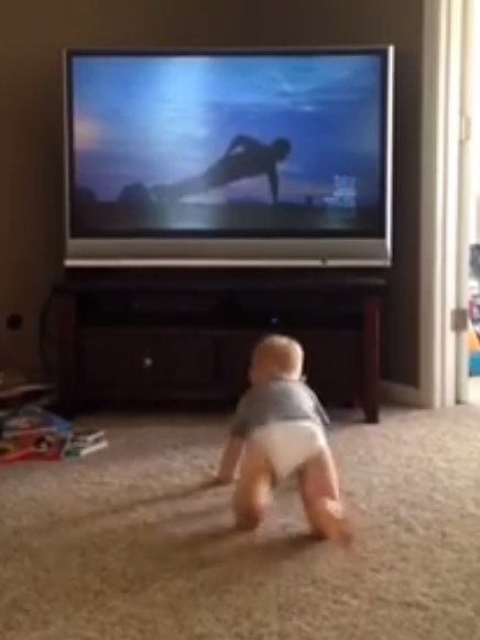 Le bébé fan de Rocky Balboa