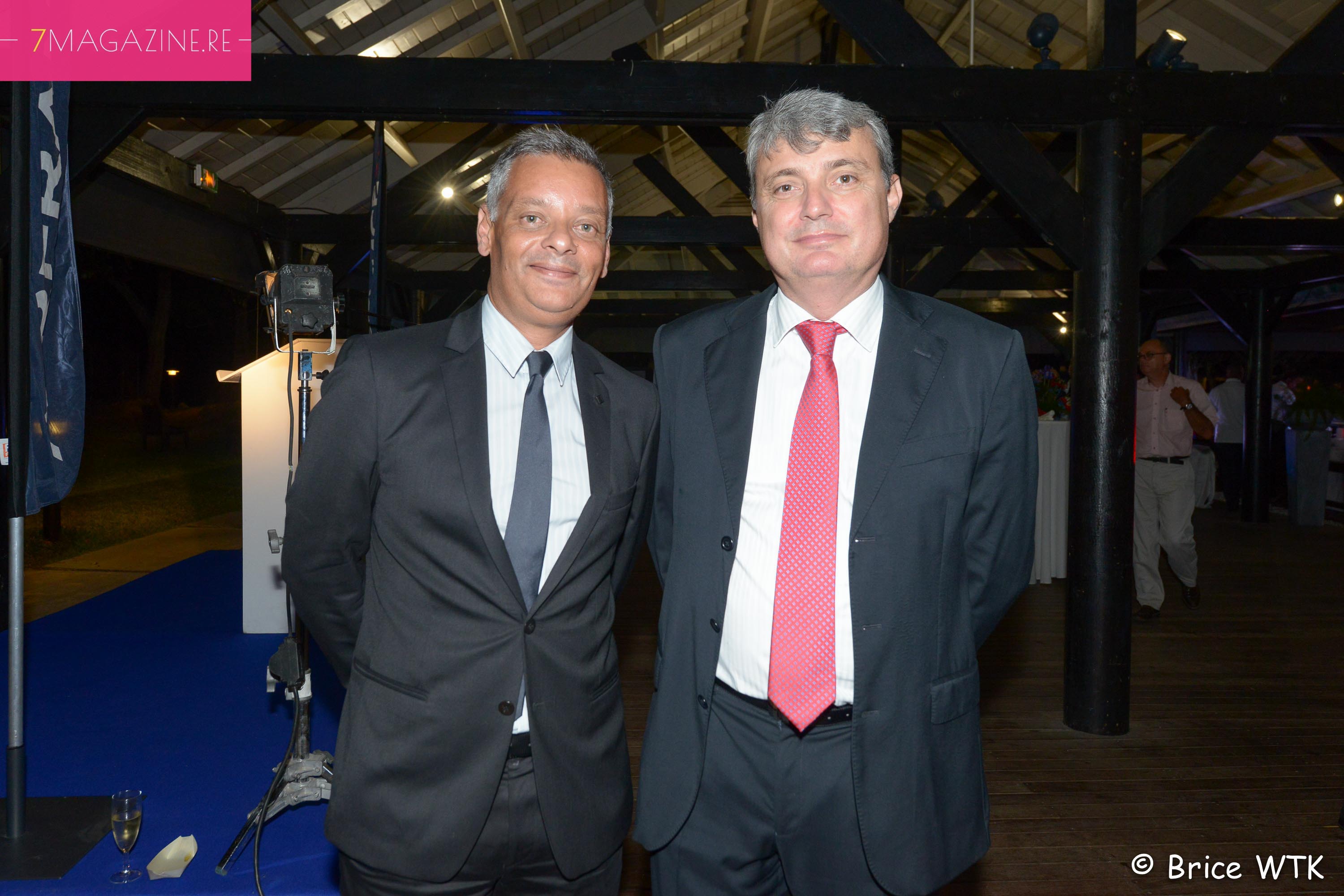 Robert Bourquin, directeur Air Mauritius Réunion, et Pierre-Alain Frécaut, expert comptable