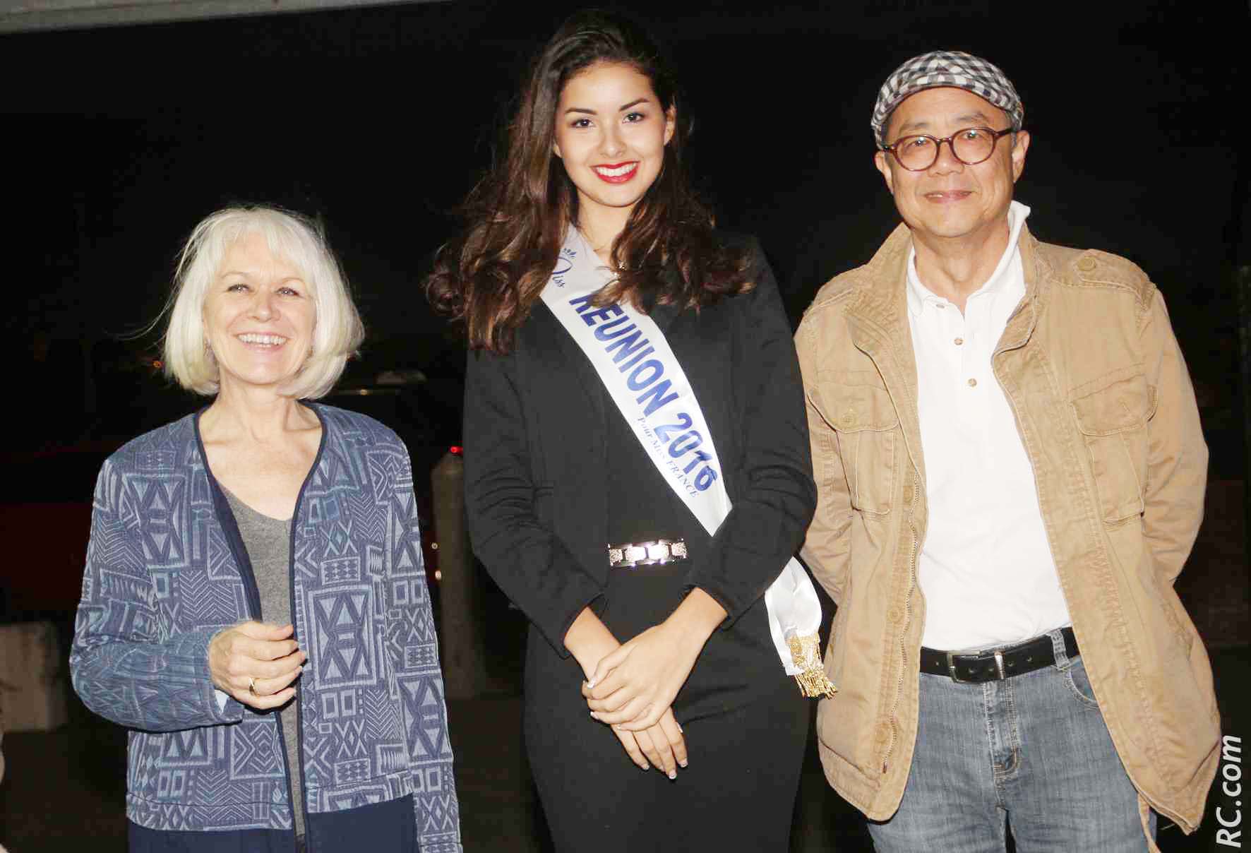 Miss Réunion avec Isabelle Lemarchand et son époux