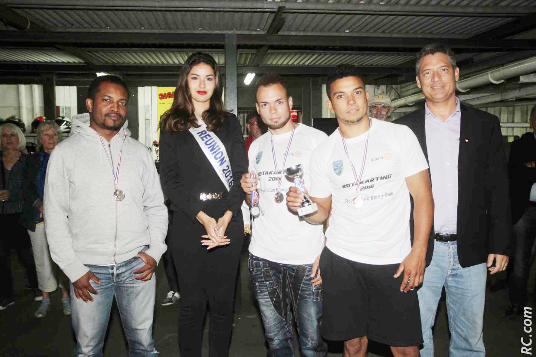 Ambre N'guyen, Miss Réunion 2016, au Challenge Rotakarting 
