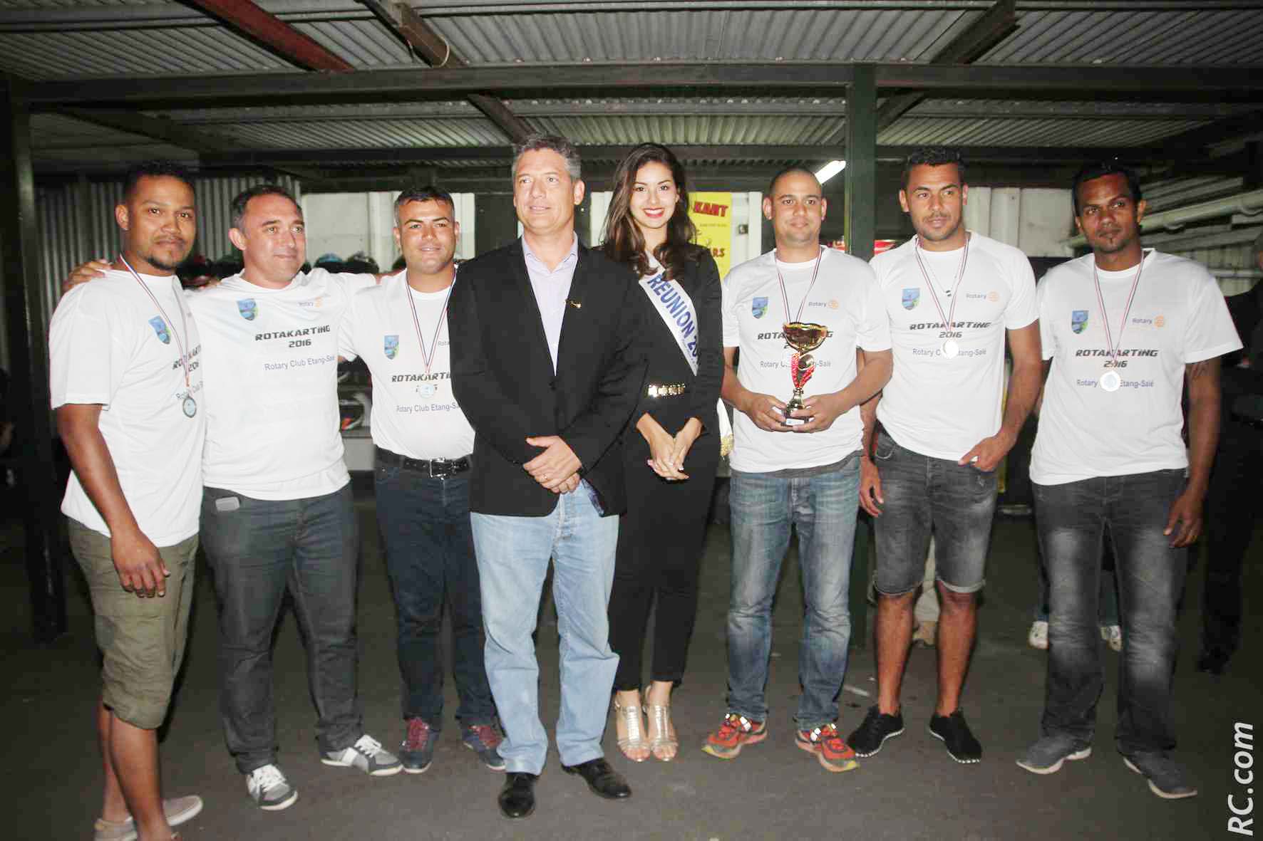 Ambre N'guyen, Miss Réunion 2016, au Challenge Rotakarting 