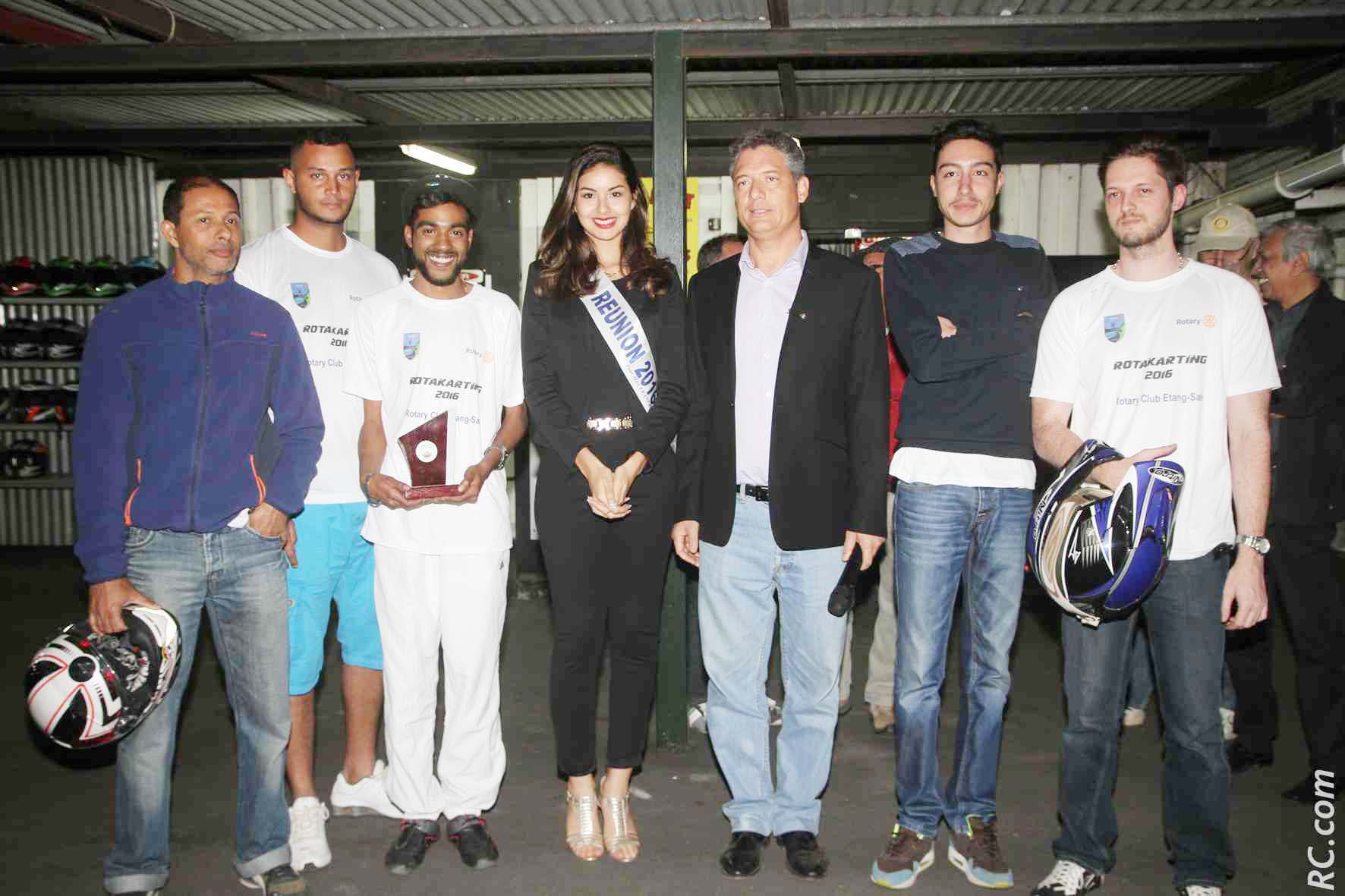 Ambre N'guyen, Miss Réunion 2016, au Challenge Rotakarting 