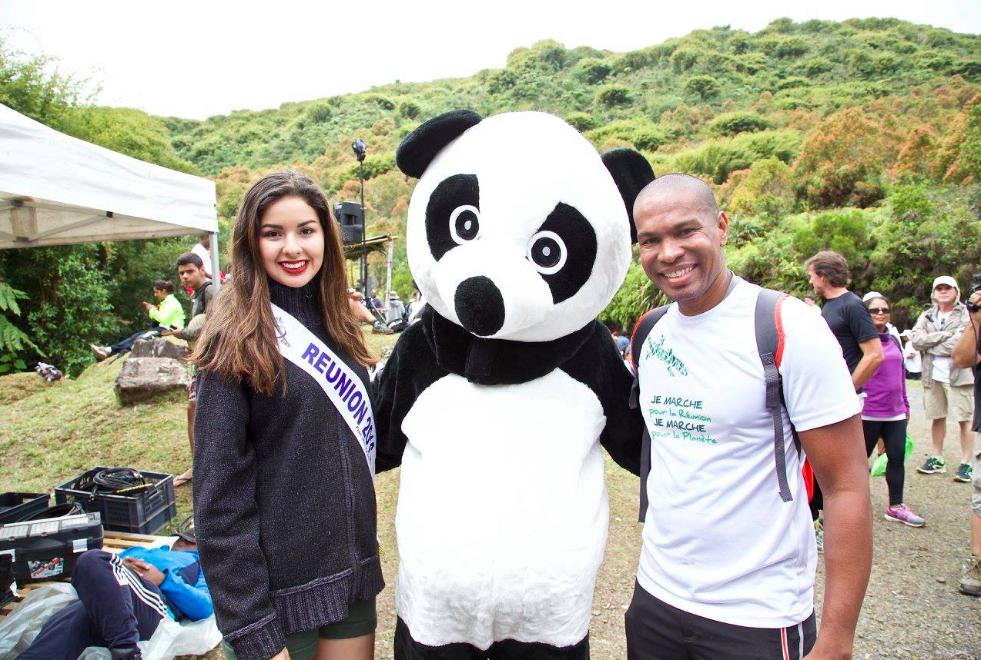 Miss Réunion marche pour la planète