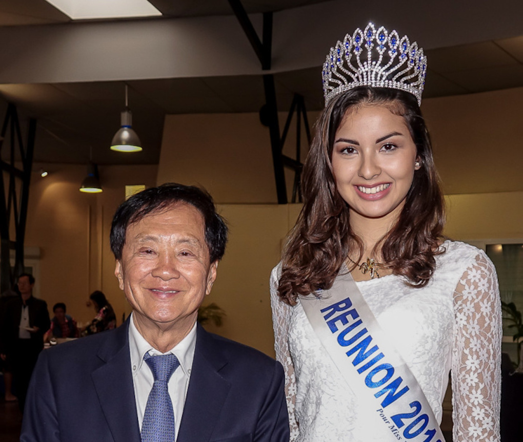 Miss Réunion invitée par André Thien Ah-Koon: Ambre N'guyen accueillie en reine! 
