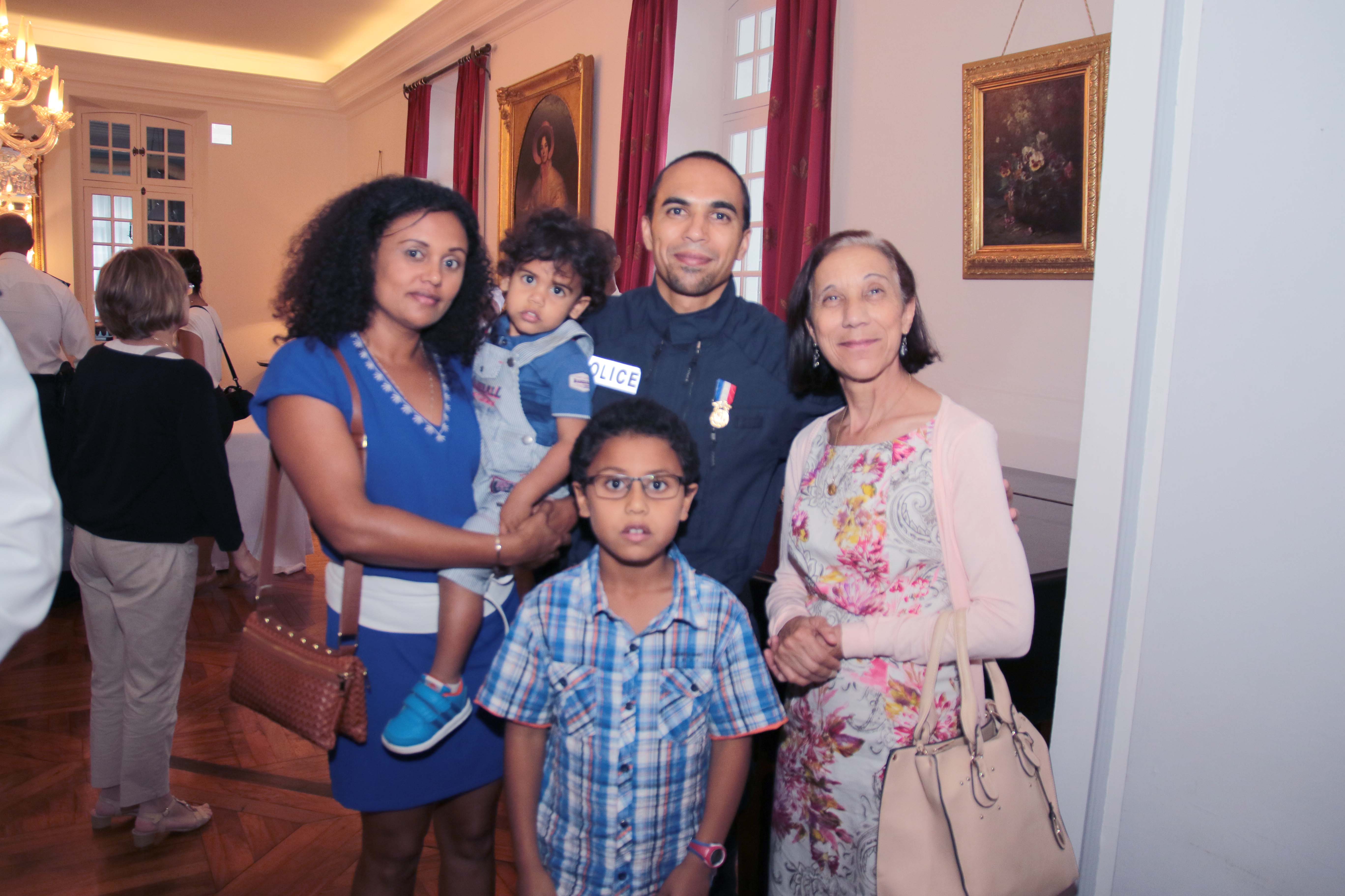 Les médaillés du courage, du dévouement et de la sécurité