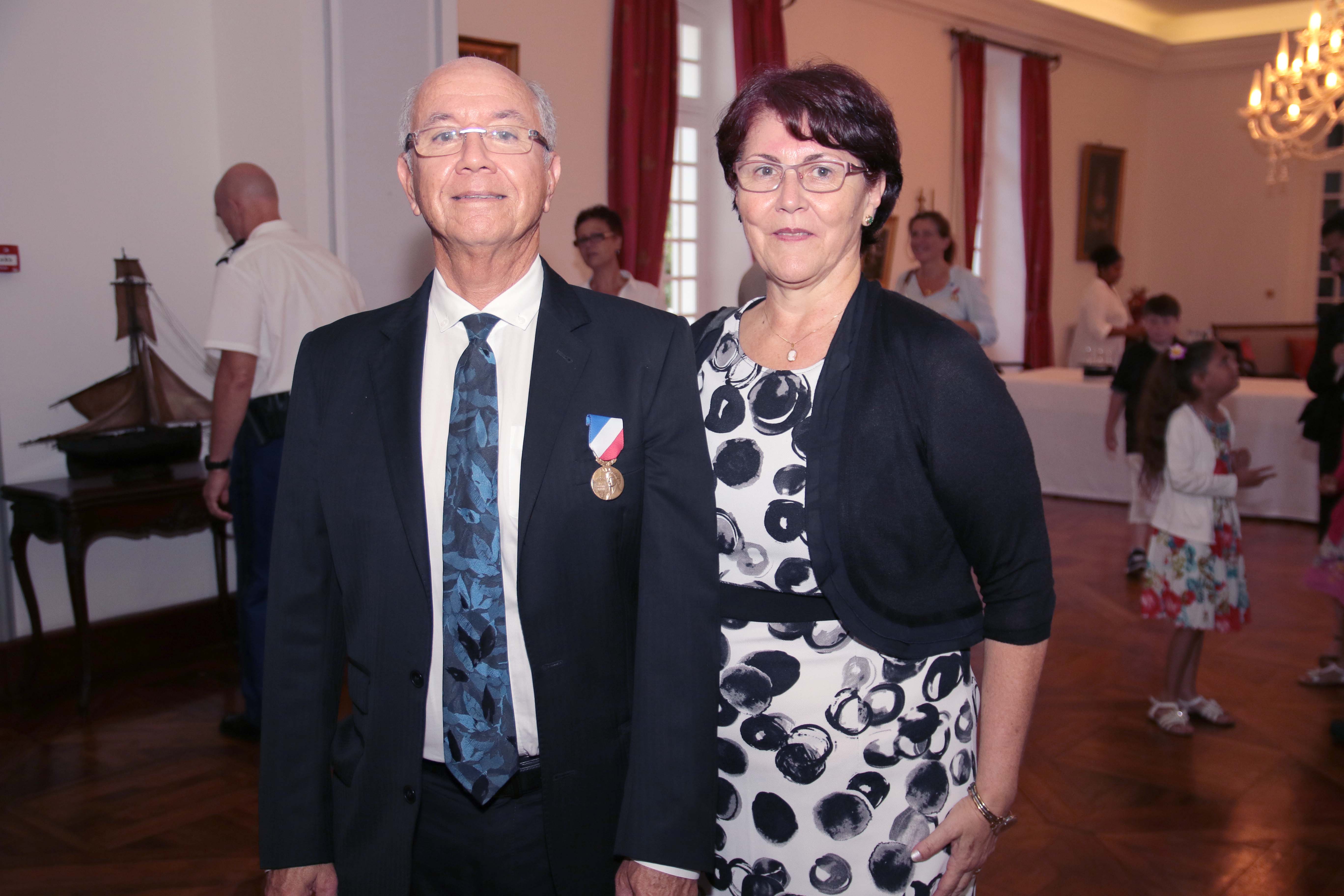 Les médaillés du courage, du dévouement et de la sécurité