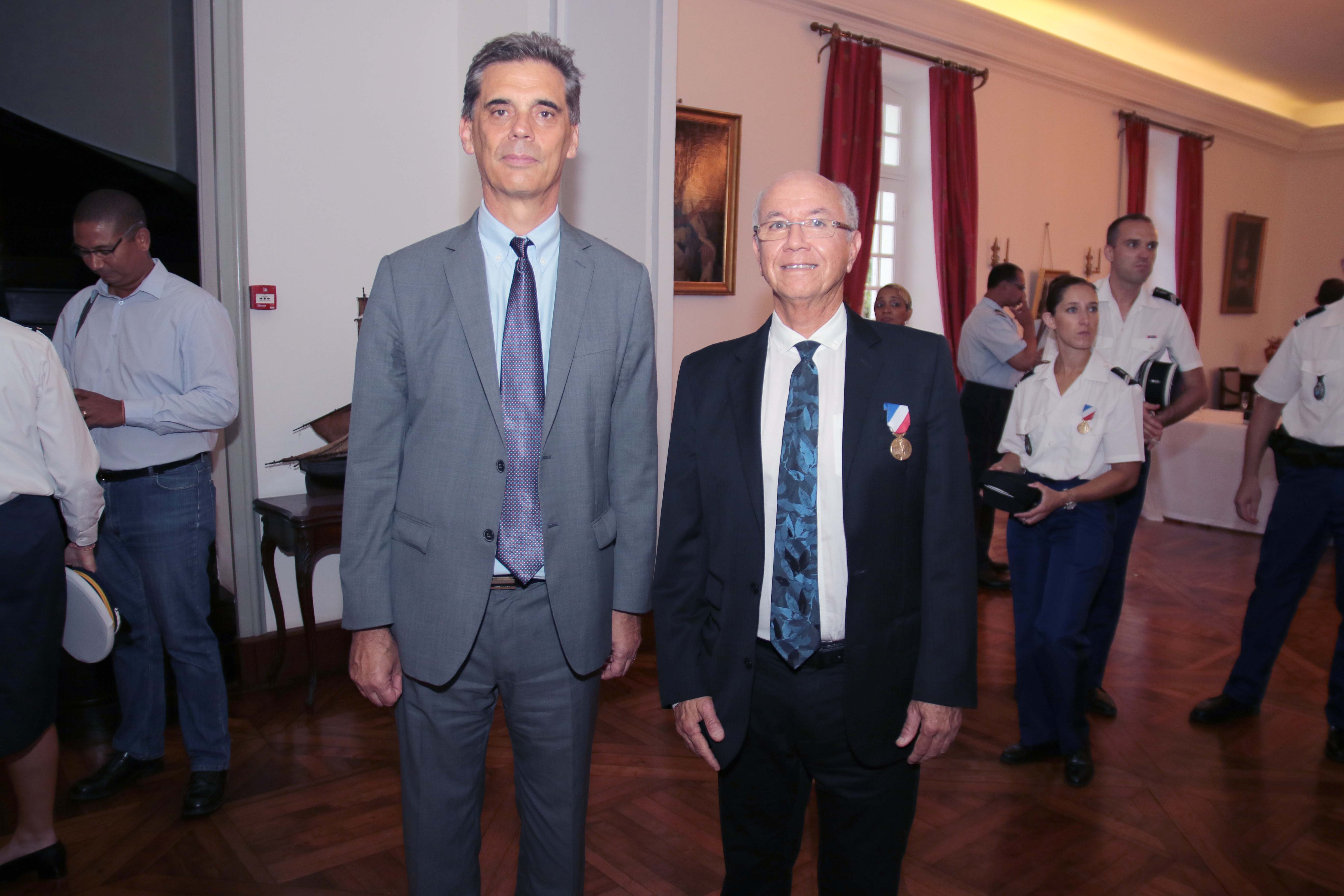 Les médaillés du courage, du dévouement et de la sécurité