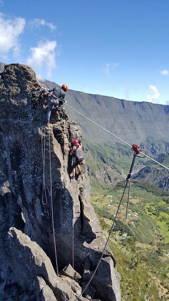 Et un peu d'escalade aux Trois Salazes