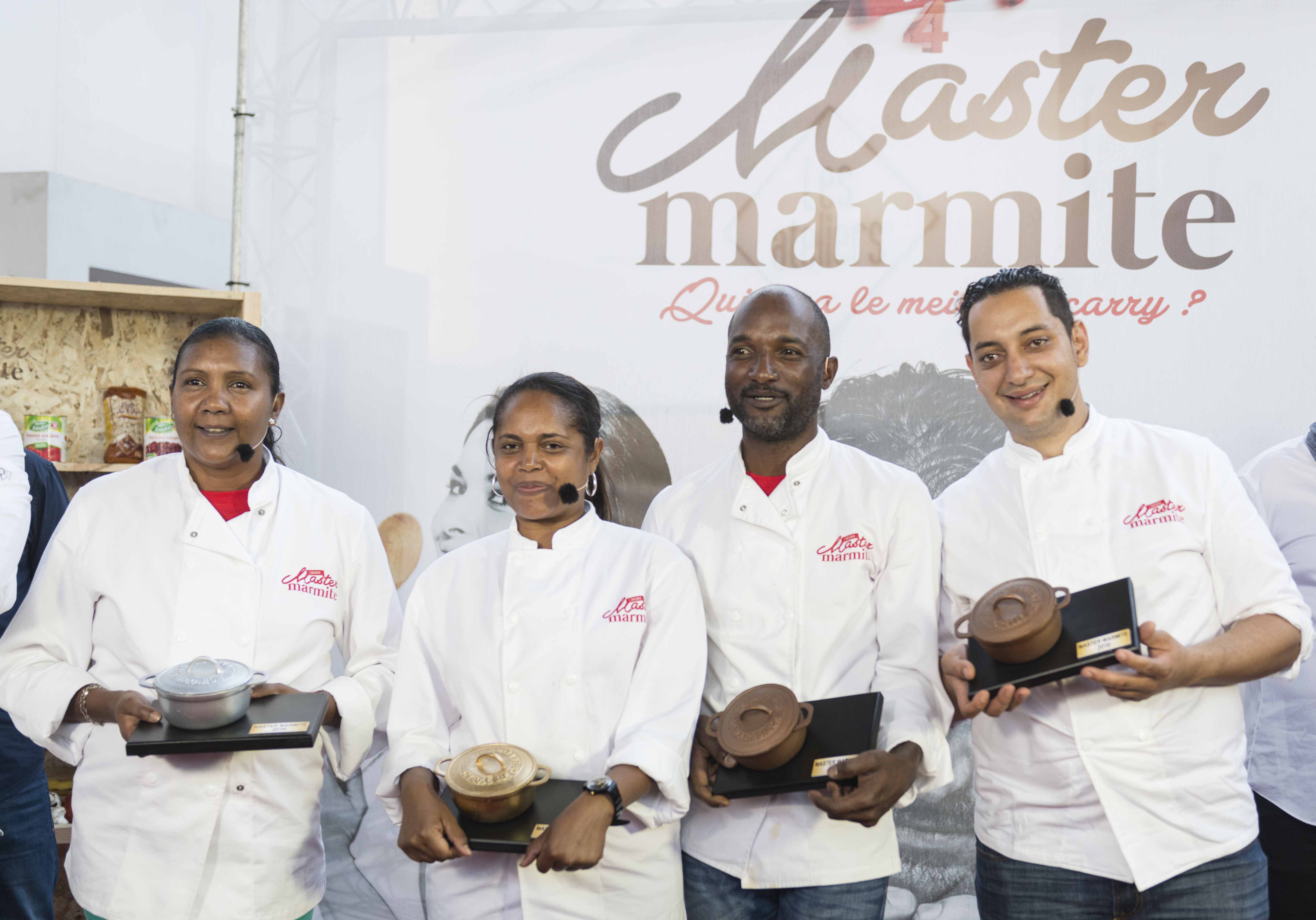 Les quatre finalistes Master Marmite 2016