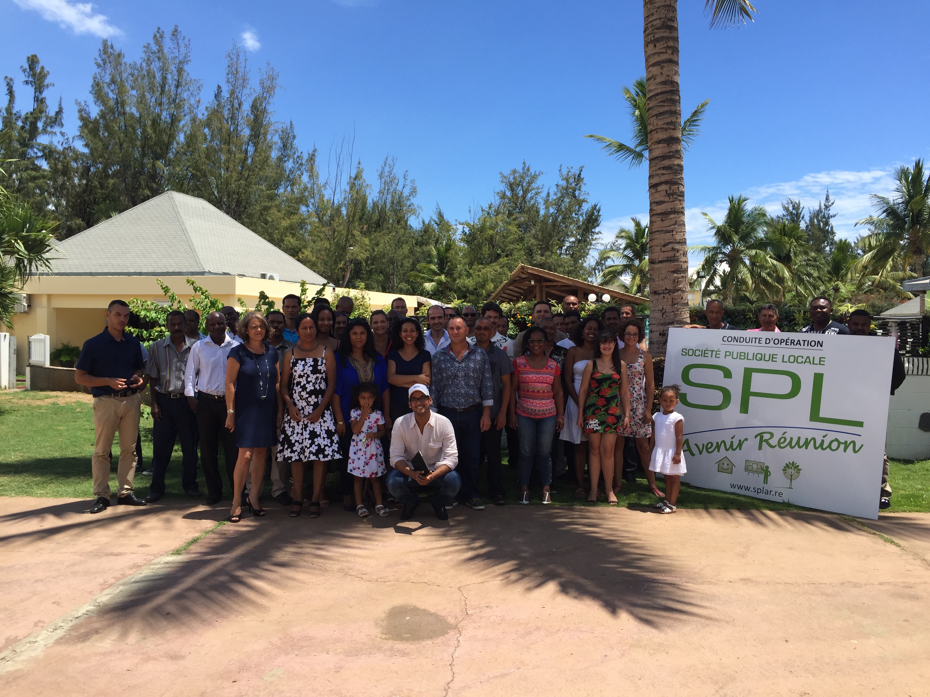 Le personnel de la SPL Avenir Réunion