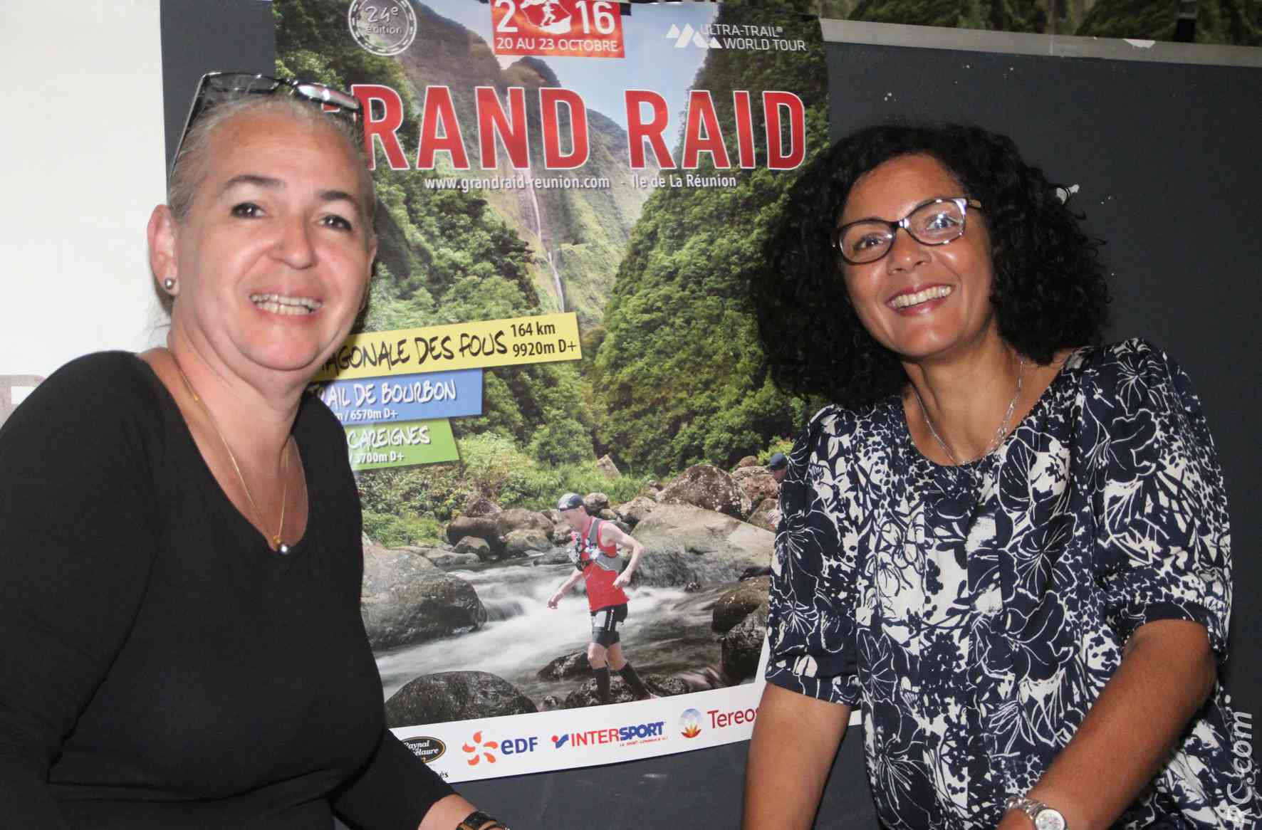 Danièle Lenormand, vice-présidente du Conseil Régionale, Nathalie Bassire, conseillère régionale qui a déclaré « En tant que réunionnaise, je suis fière que cette course ait pris une telle ampleur pour redorer l'image de notre île quelque peu mise à mal ces derniers temps »