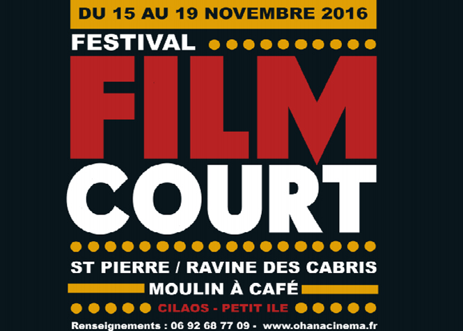 Noémie Lenoir au festival du film Court à Saint Pierre.