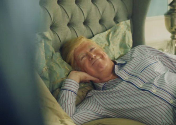 Obama et Trump, réunis au lit!