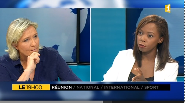 Marine Le Pen : Interview tendue aussi avec Valérie Filain