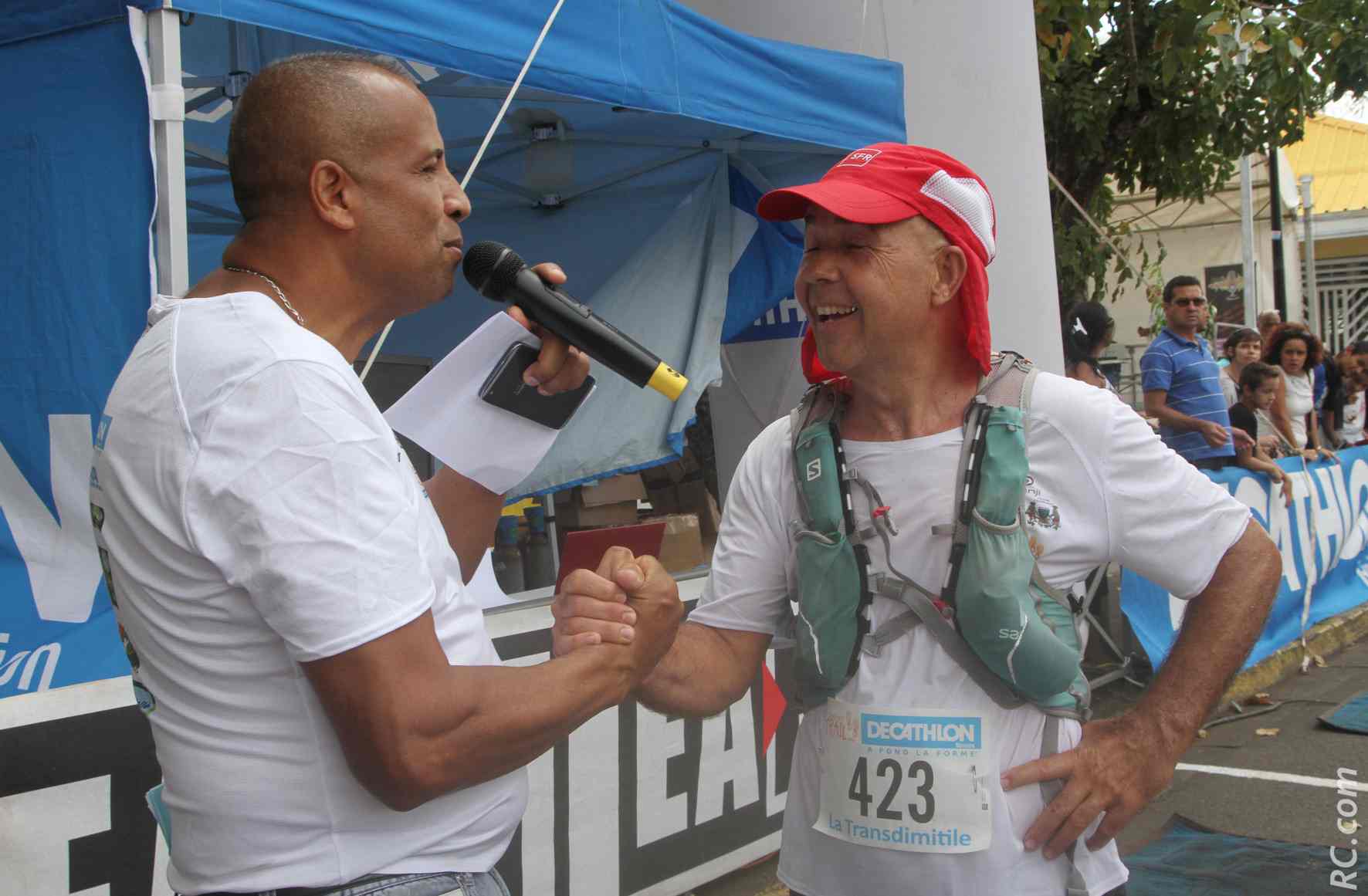 Quand le chanteur Guibert Lebon chausse ses  baskets