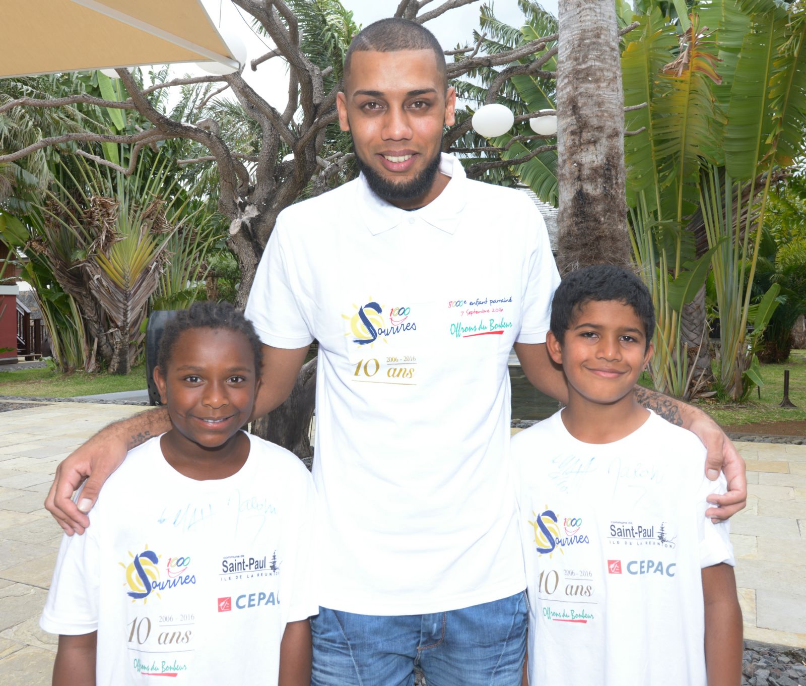 Tapis rouge au Palm pour les marmailles de 1000 sourires