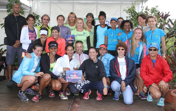 Les meilleures formations féminines de l'édition 2016 sur le podium.