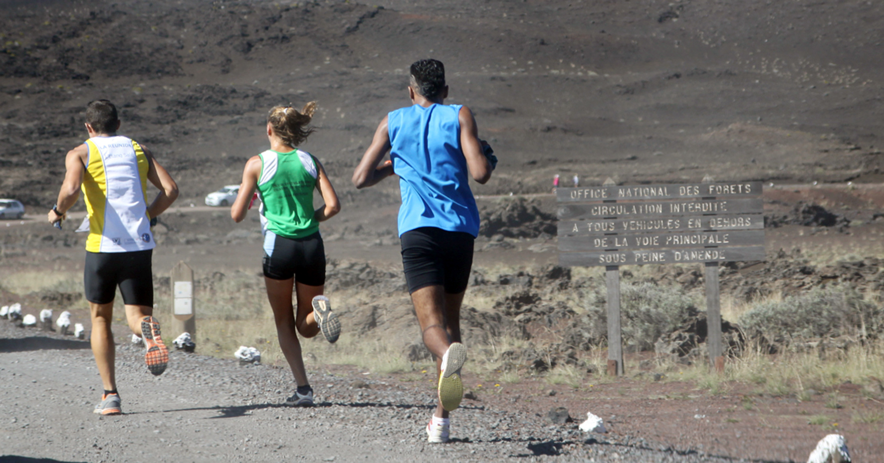 La Plaine des Sables, lieu magique pour un Relais du Volcan tout aussi magique