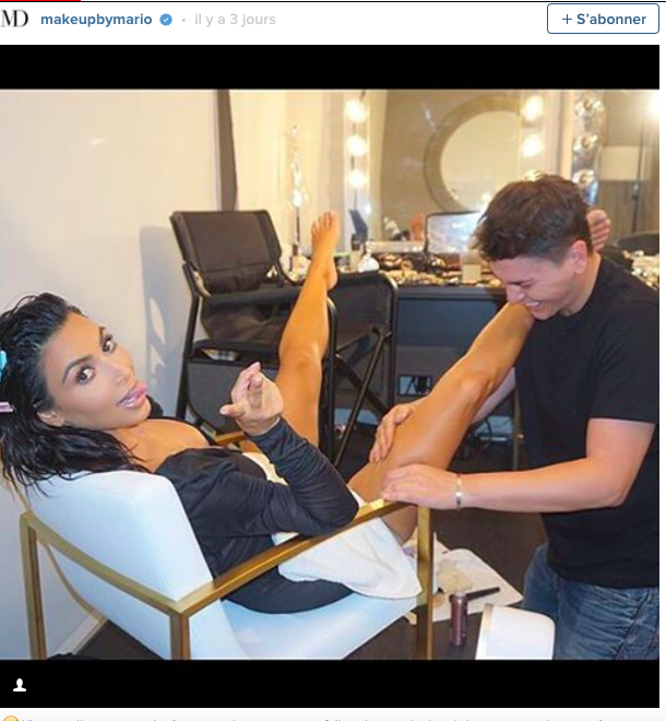 La séance de maquillage très intime de Kim Kardashian!
