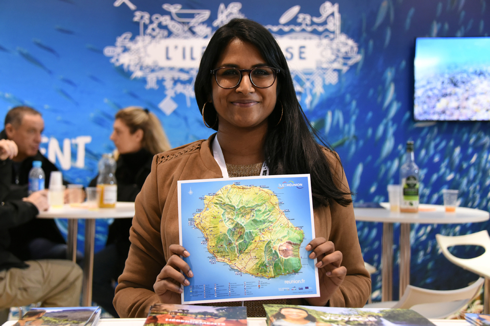 Salon de la Plongée 2017. JournéSur le stand de l'IRT (Ile de la Réunion Tourisme) avec Manohary Ramassanmy