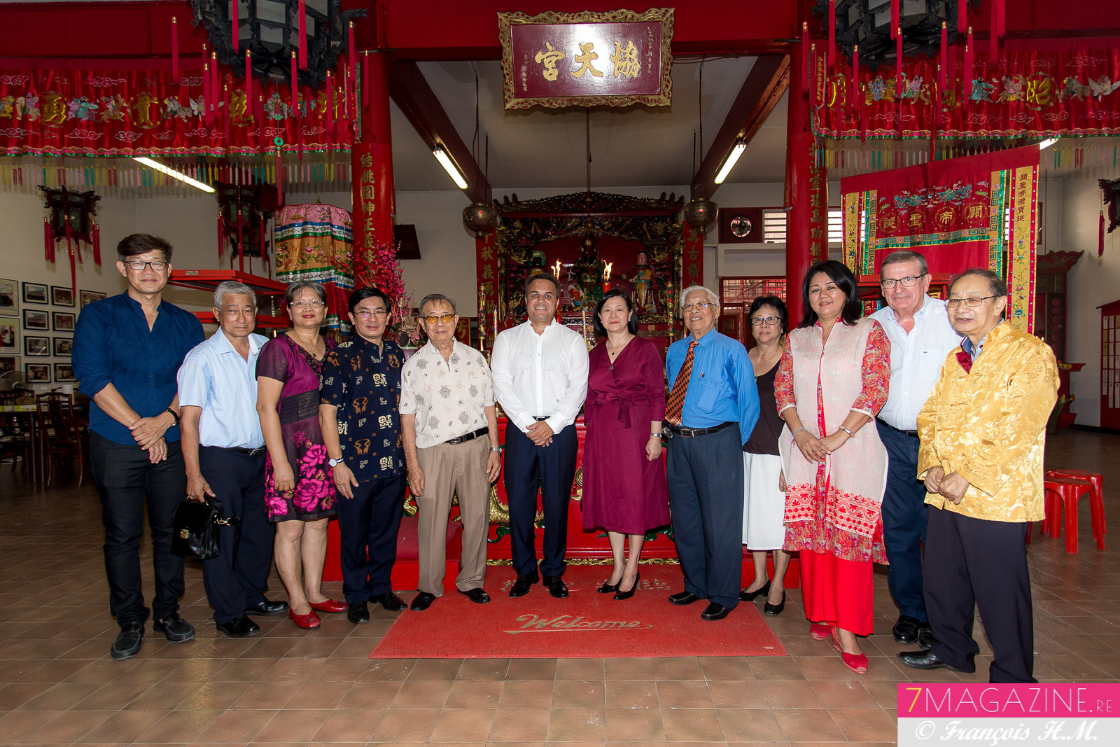 Ericka Bareigts et Didier Robert réunis pour le Nouvel An chinois