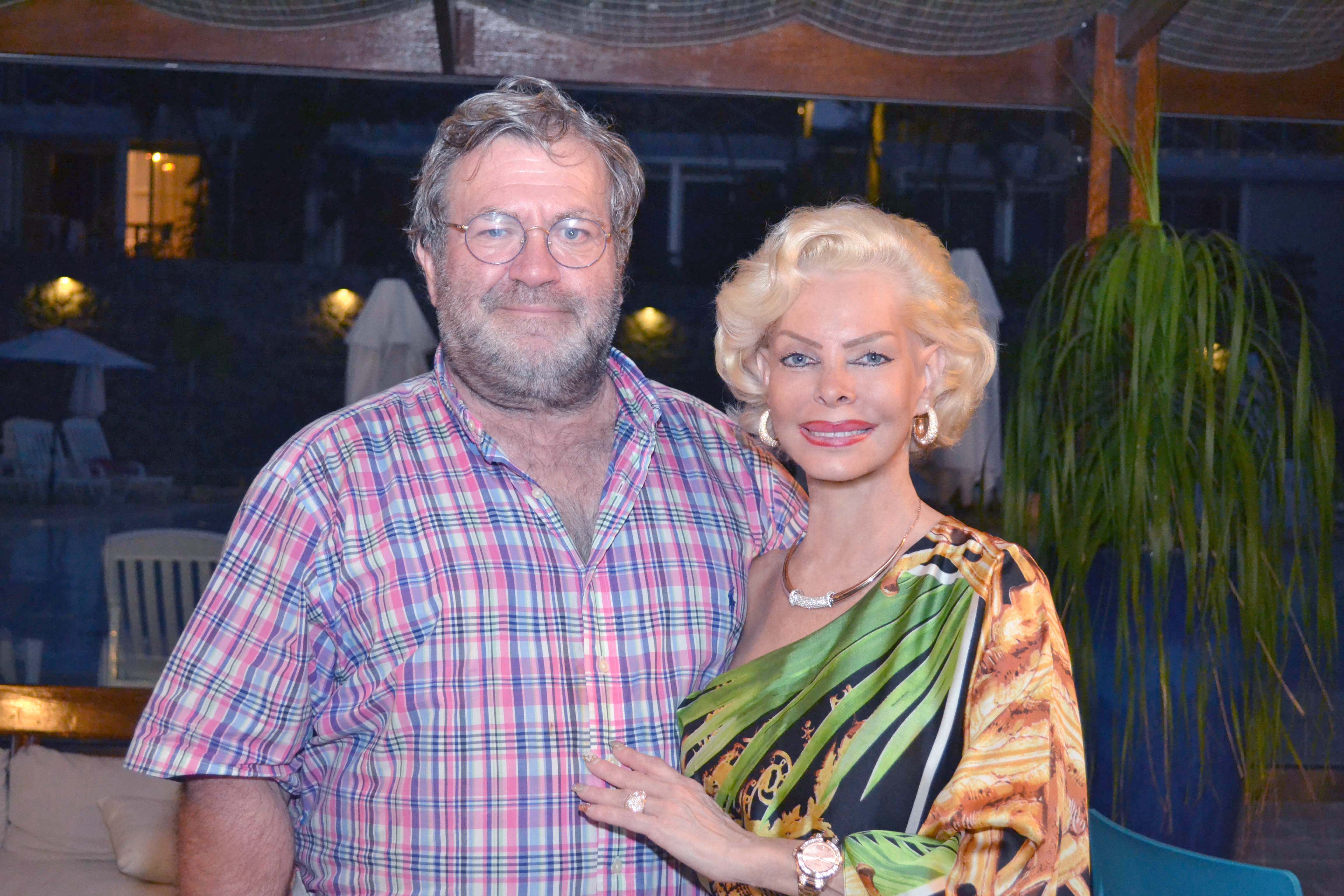 Avec son mari Pierre Bianchini