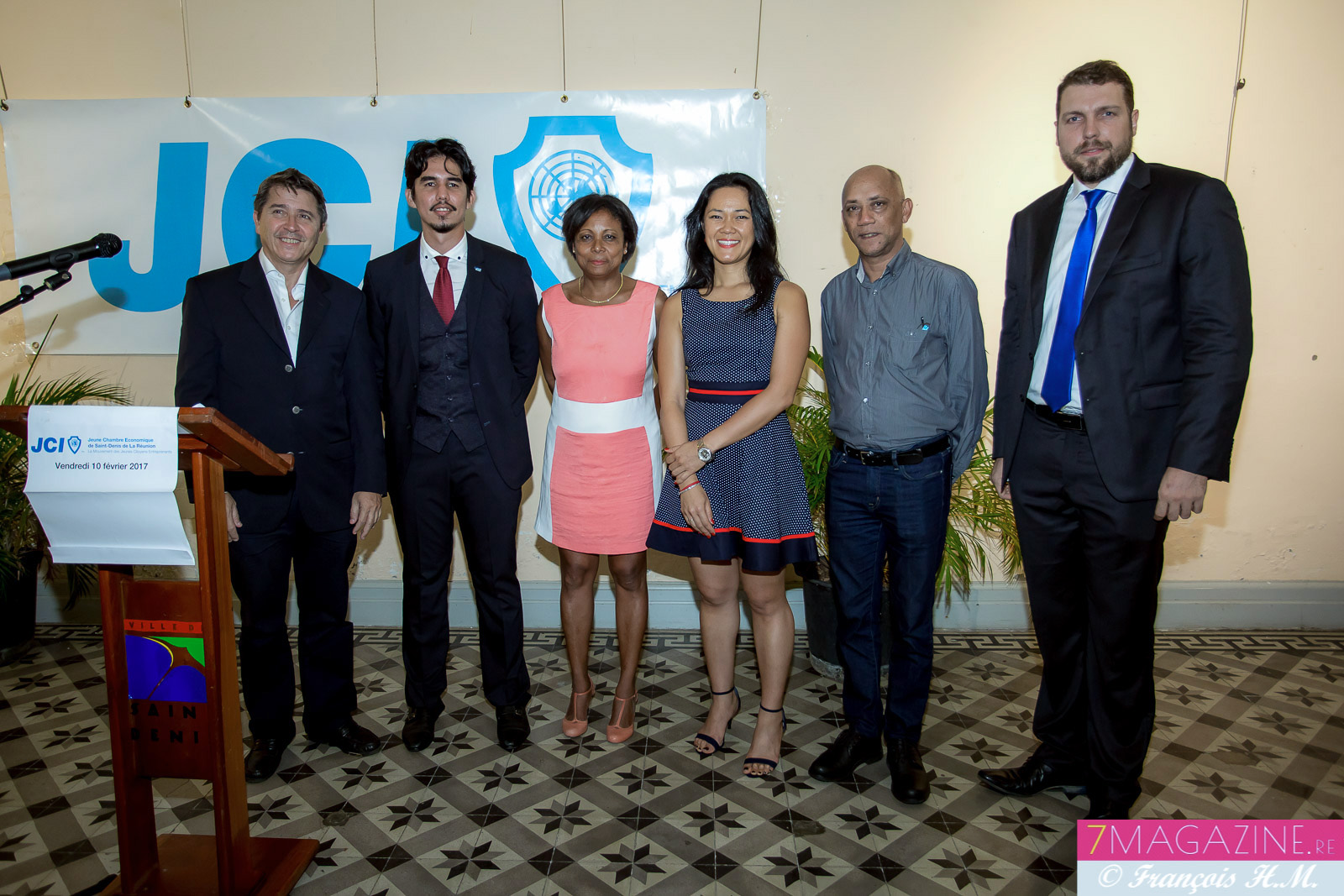 Jean-Jacques Morel, Jean-Max Boyer, Monique Orphé, Audrey Law Houing, Jacques Lowinsky et Jérôme Malet