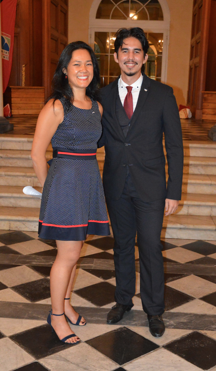 Audrey Law Houing, présidente 2016, et Jean-Max Boyer, président 2017