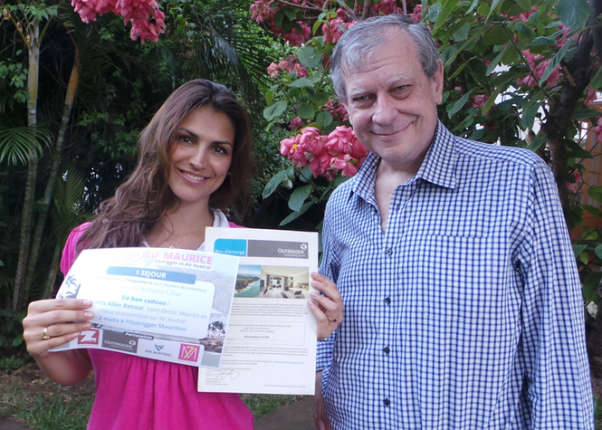 Barbara et Pierrot Dupuy directeur de publication de Zinfos 974 et de 7magazine.re