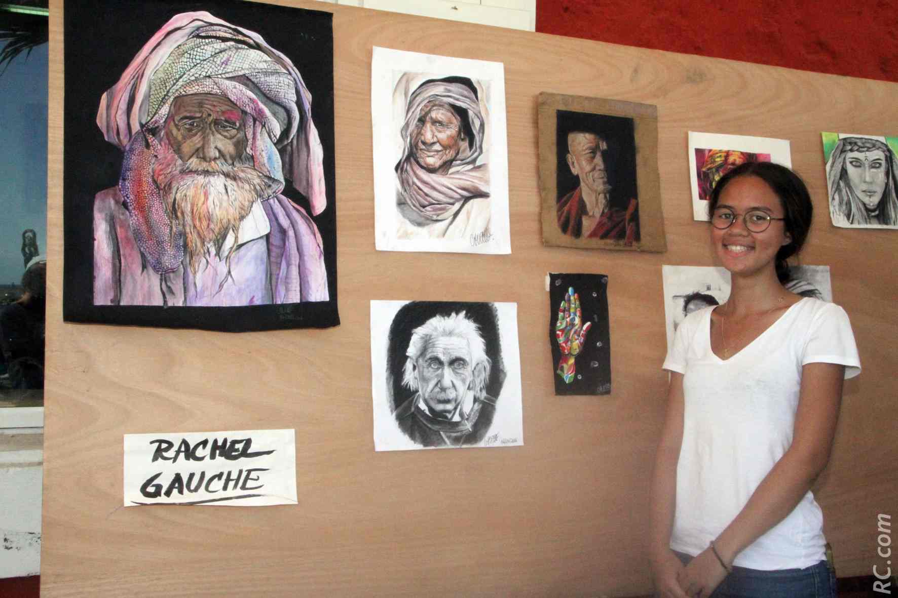 Les coups de crayon de Rachel sont loin d'être « gauches ». Une artiste de Saint-Louis qui ne demande qu'à se lancer dans le grand bain.