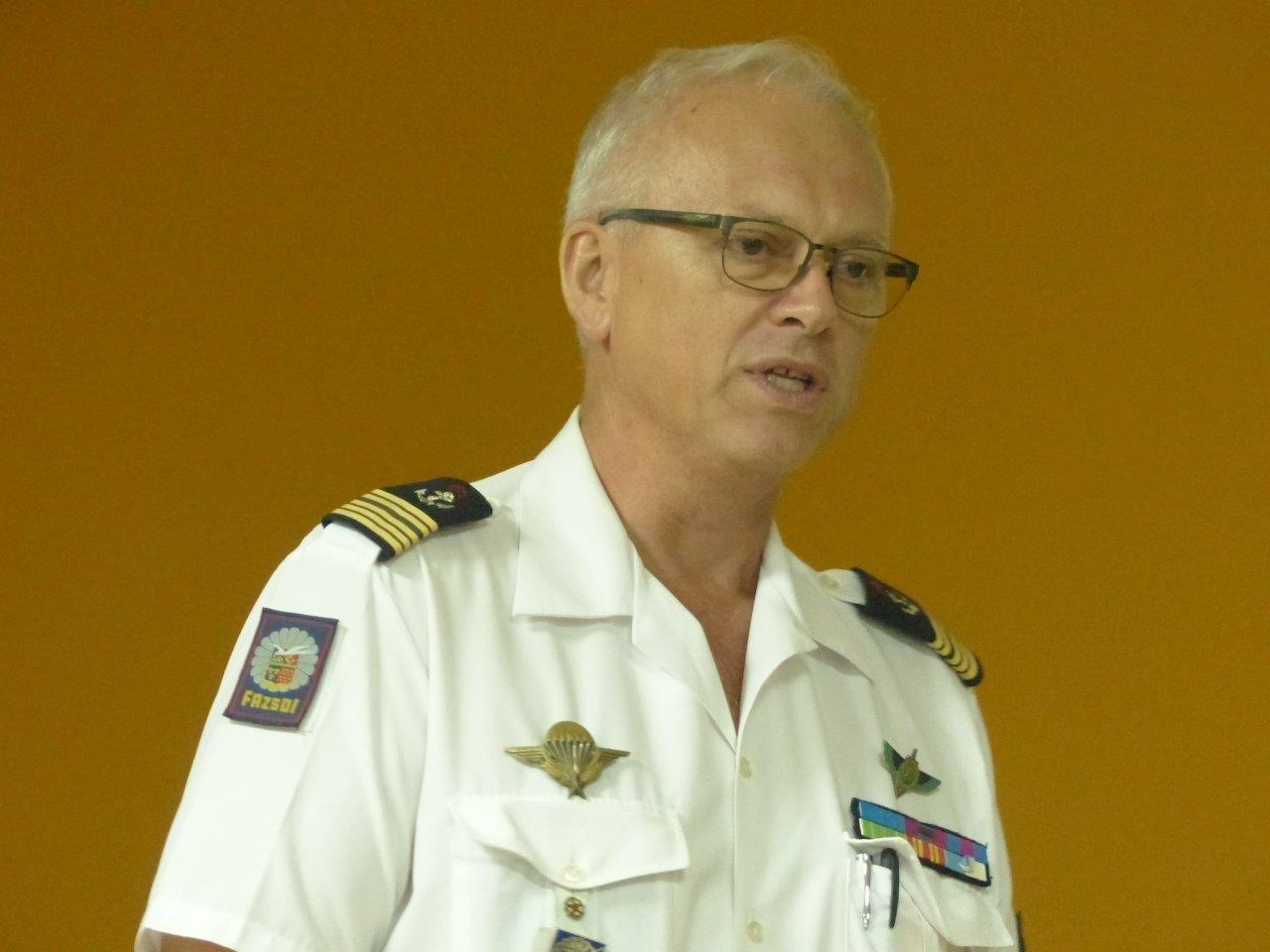 Colonel (er) Dominique Bertrand, président de l’Union des Officiers de Réserve de l’Océan Indien (UOROI)