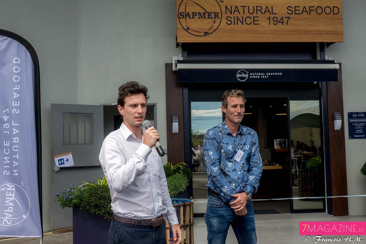 Adrien de Chomereau, et Pascal Parisse, responsable du Comptoir