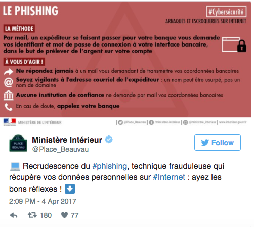 Attention aux arnaques au phishing sur Internet