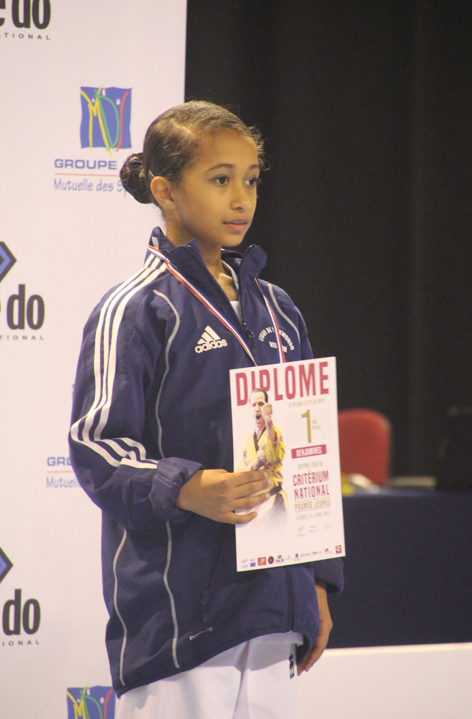 Gwendauly Niclin , valeur sûre du taekwondo made in Réunion.
