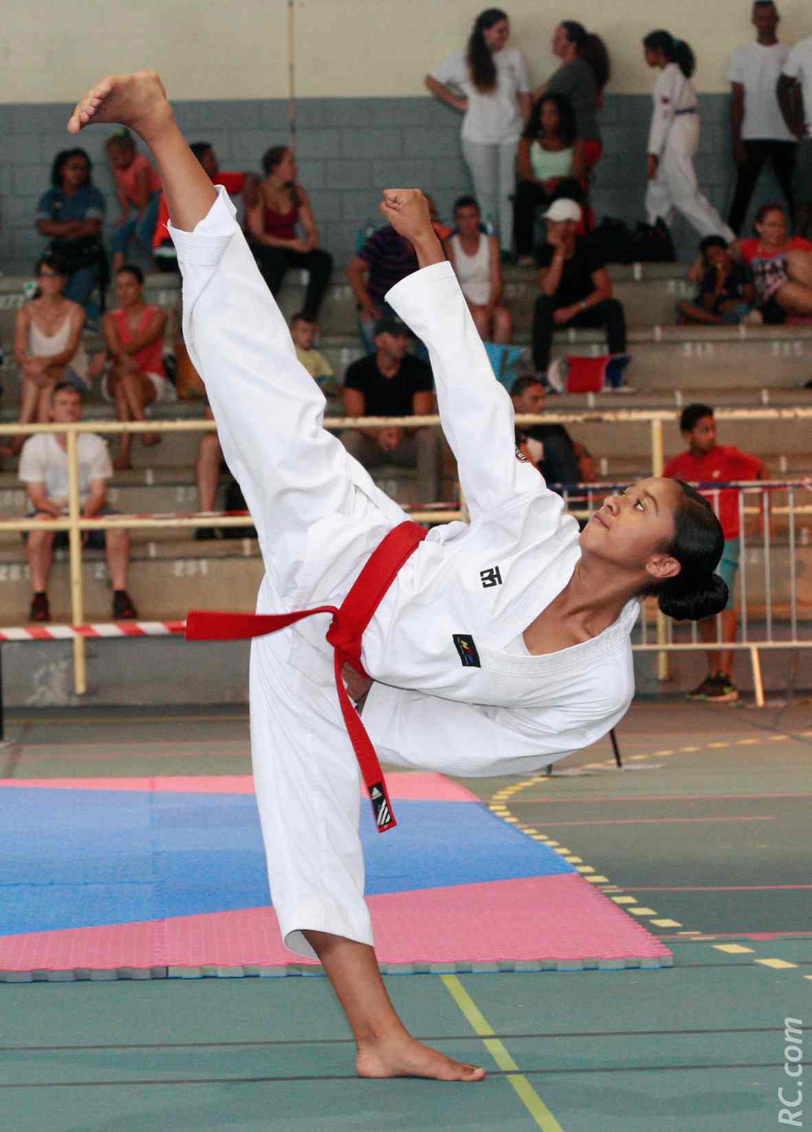 Candice Niclin a obtenu sa place dans l'équipe de France de Taekwondo.