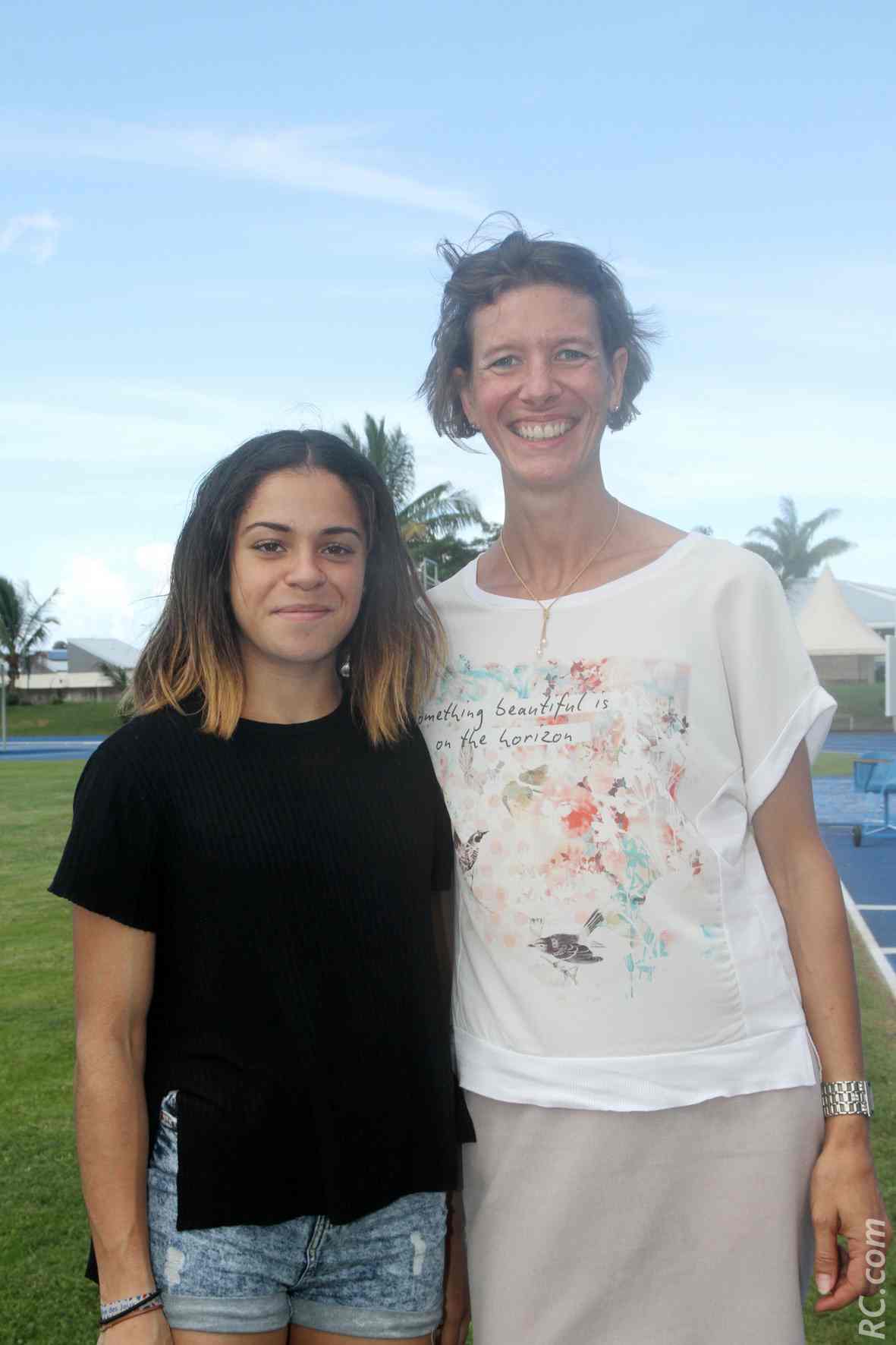 Coranne Gazeau, Krépolitaine, spécialiste du 800m et Anne Atia de la LRA