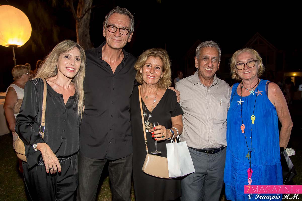 Philippe Lauthier et son épouse avec leurs amies