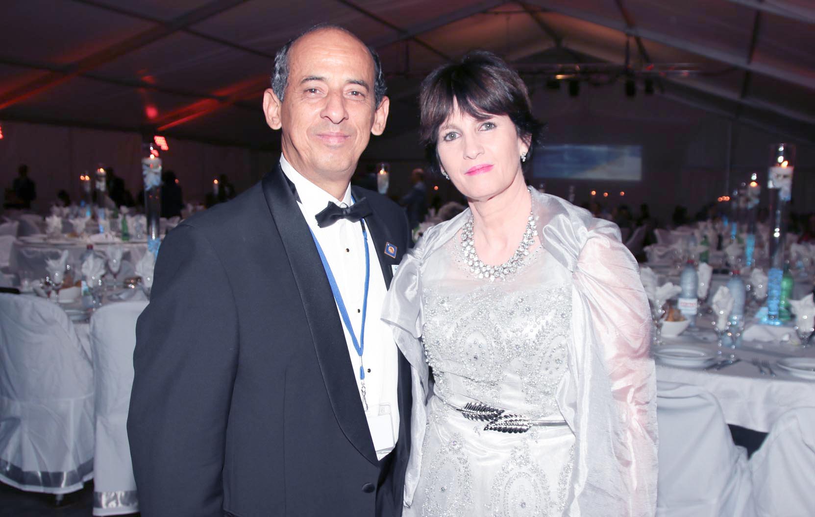 Yves Grondin, président de la Conférence, et son épouse Jennie