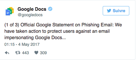 Danger sur Gmail  ...