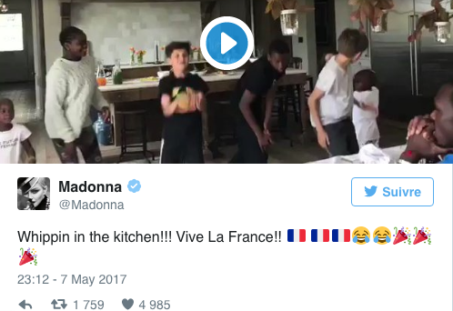 Les stars internationales félicitent le nouveau président français