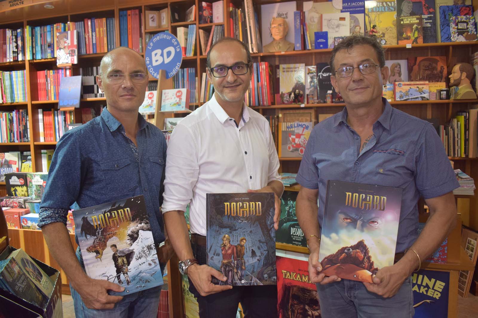 Patrice Bavoillot, Afif Ben Hamida et Jean-Luc Schneider nous présentent les 3 tomes de "Nogard"