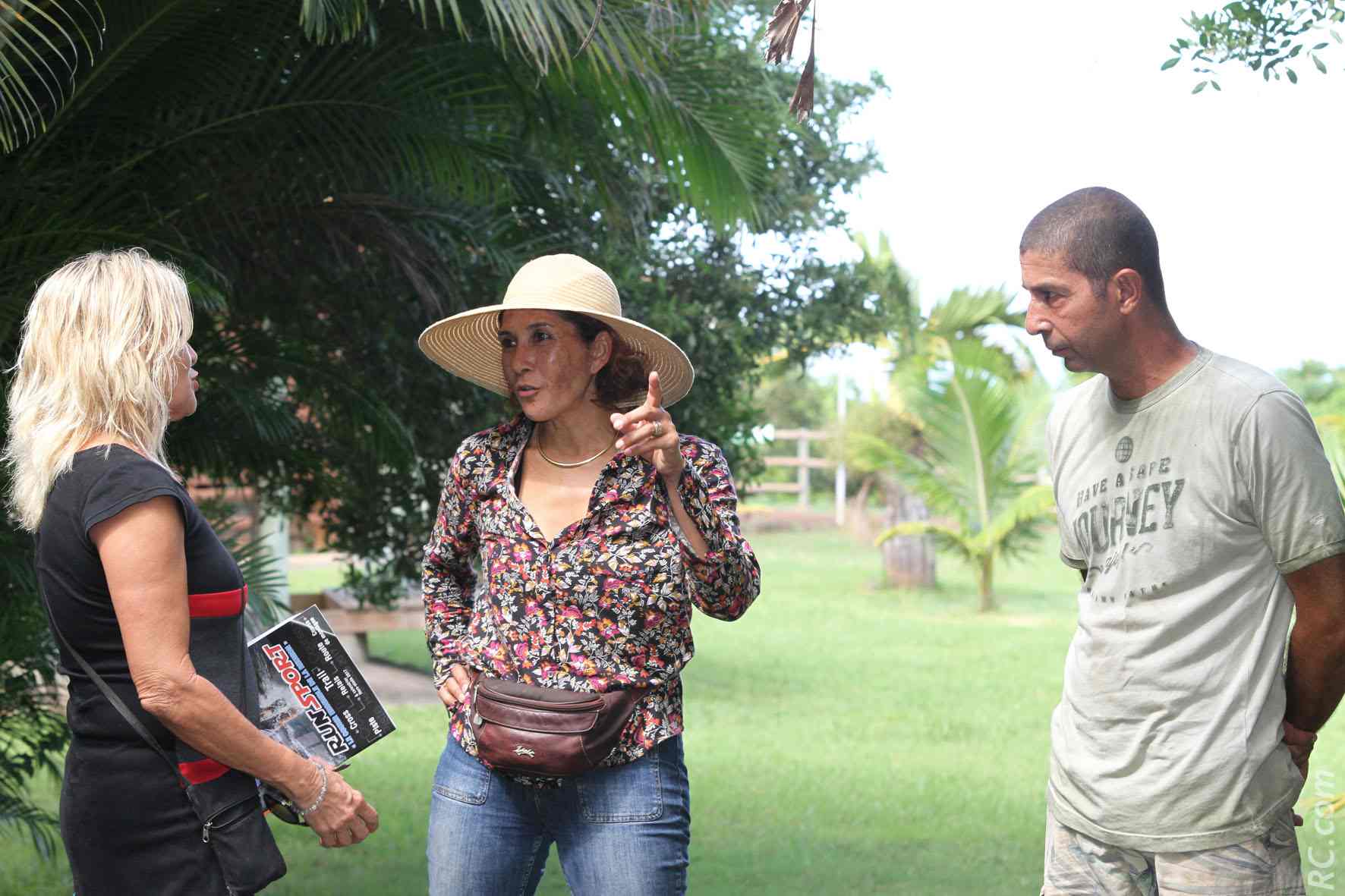 Didier et Mireille Solesse partagent leur passion du coco avec les visiteurs