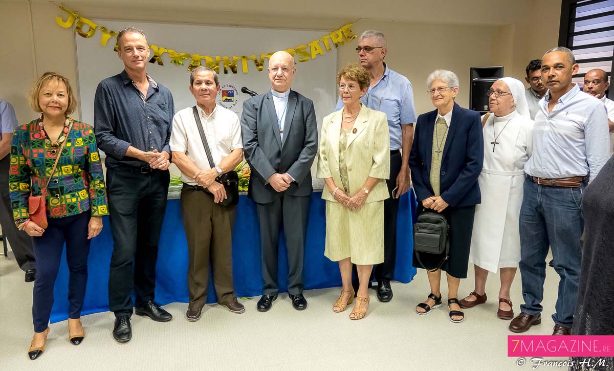 Benjamine Fillot, Jean-Marc Collienne, Elie Cadet, Gilbert Aubry, Rose-Andrée De Laburthe,  Raymond Lauret, Soeur Marie-Françoise Koenig, Soeur Gilette Bénard, et Père Sylvain Labonté