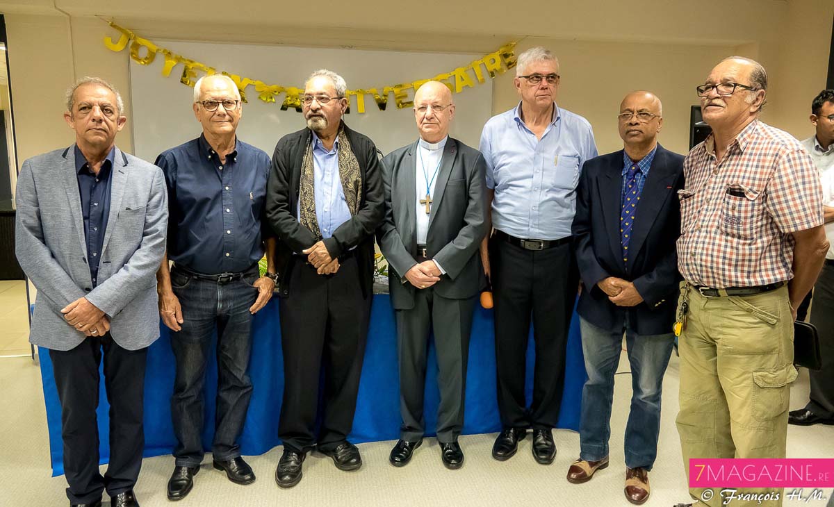 Raoul Lucas, Abdoul Kassou, Idriss Issop-Banian, Gilbert Aubry, Raymond Lauret, Mario Serviable, et Georges-Marie Lépinay